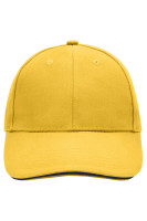 Gold-yellow/navy (ca. Pantone 1235C
296C)